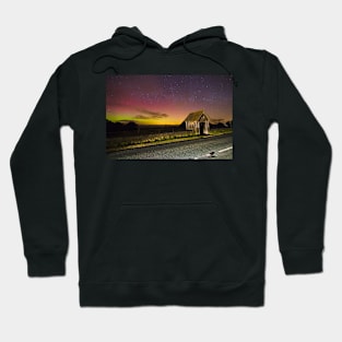 Aurora Borealis Northern Lights Over Nidderdale Yorkshire Dales 2581-A Hoodie